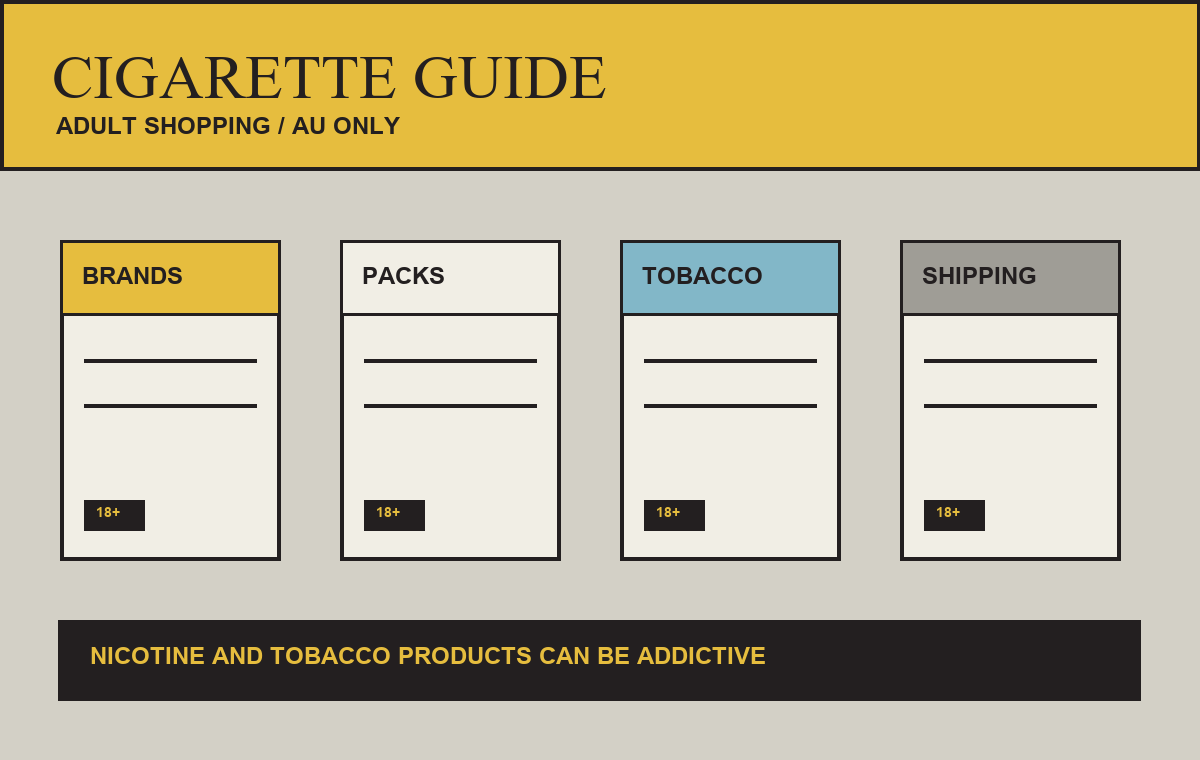 Smokelo live product page screenshot for adult verification